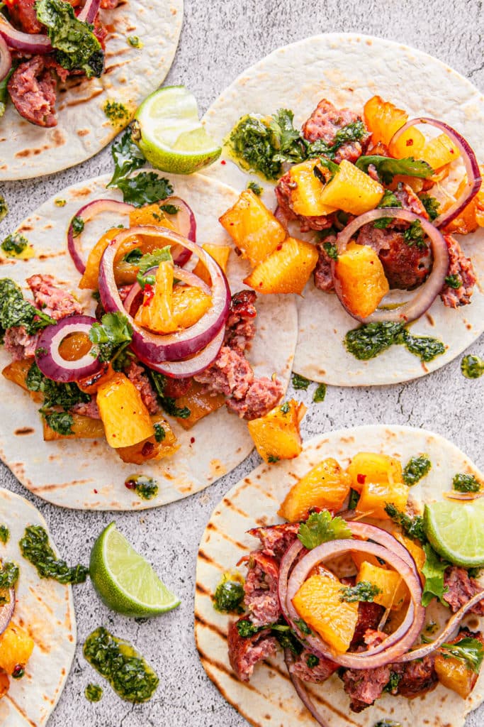 Salsiccia Al Pastor Tacos