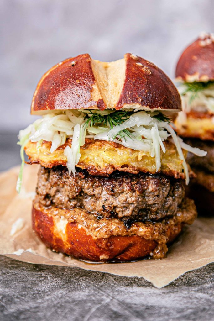 Pretzel Rösti Burger