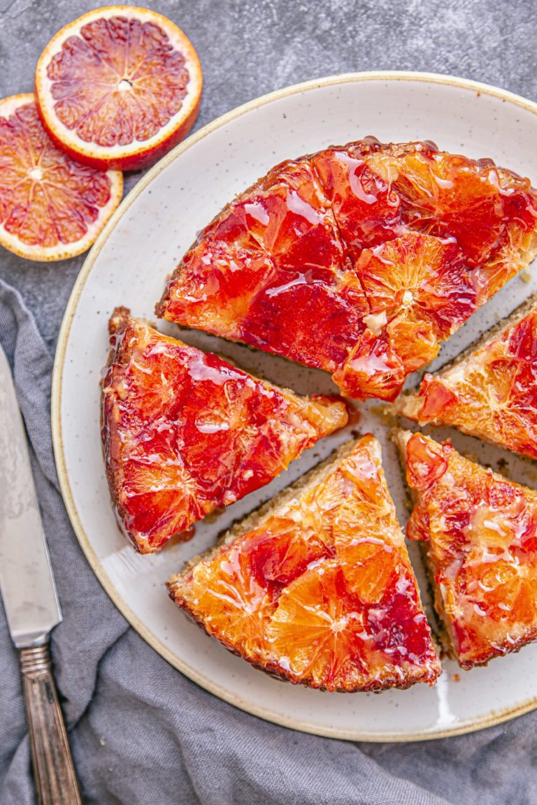 Blood Orange Upside Down Cake