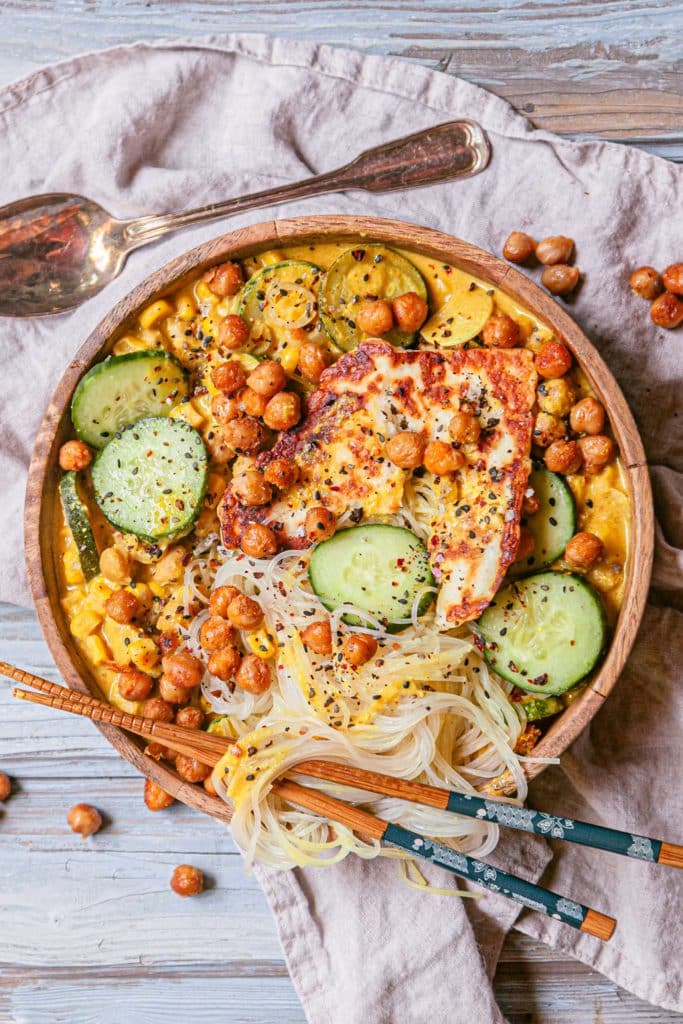 Summer Halloumi Curry