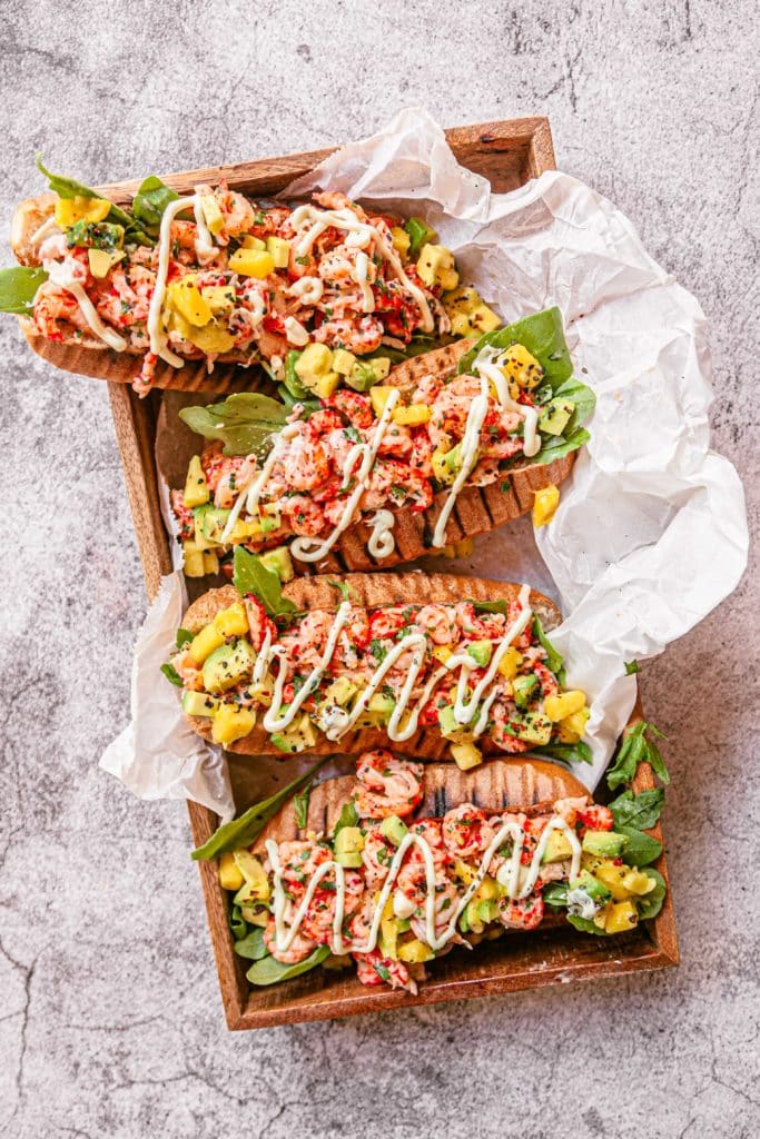 Mango Avocado Crawfish Roll